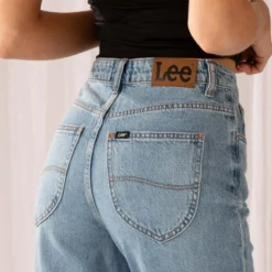 Lee High Moms Jean - Creation Blue -Outfityo Sales e9ecf1deeada426cae86f21de17fc2d4