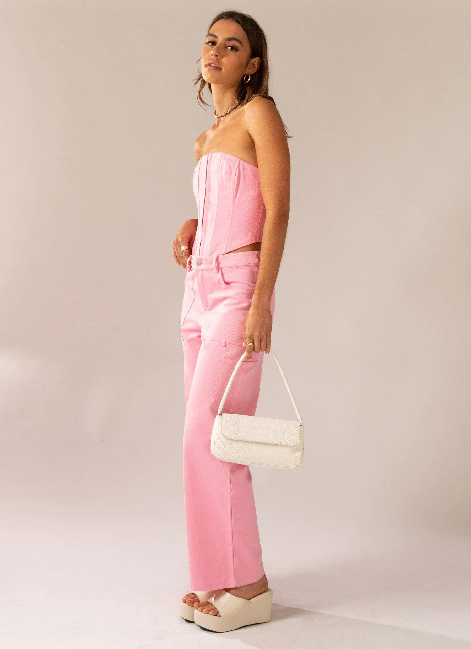 Arya Low Rise Pants - Blossom 3 Arya Low Rise Pants - Blossom - Image 3