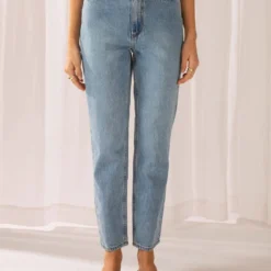 Lee High Moms Jean - Creation Blue -Outfityo Sales f81d4636412d435fb13006c9c5545120