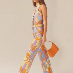 Evie Pants - Retro Swirl -Outfityo Sales fc4c7e70bae94ad9a95e5d99c9916b77