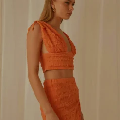 My Type Ruched Crop Top - Papaya -Outfityo Sales fd4d089c90084c59804e73cfbbbbccff scaled