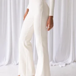 Day Club Organic Cotton Rib Pants - Ivory -Outfityo Sales fdd9d69de34040b98701c073f4c6db1a