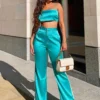Vintage Lovers Pants - Turquoise