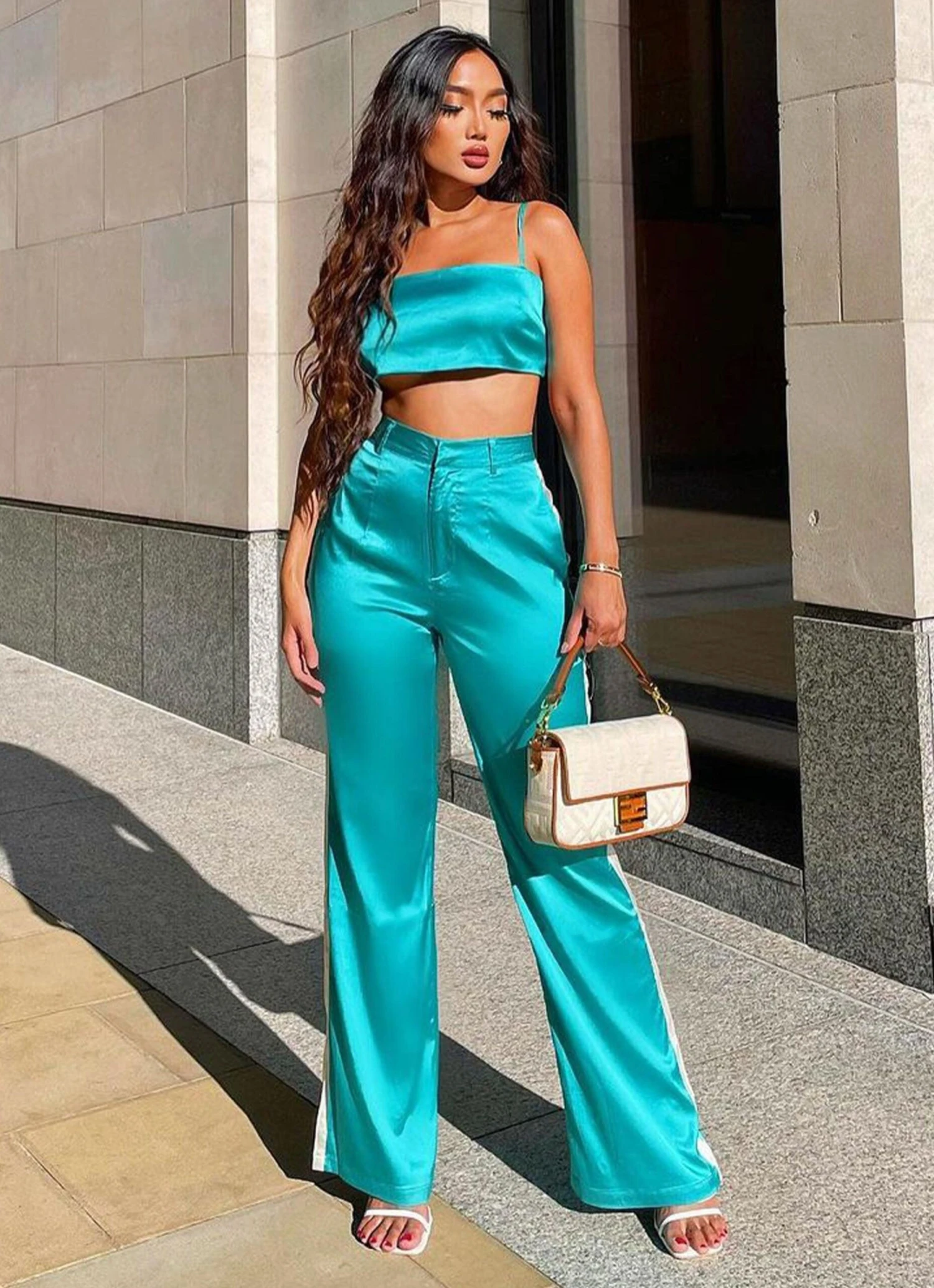 Vintage Lovers Pants - Turquoise 1 Vintage Lovers Pants - Turquoise